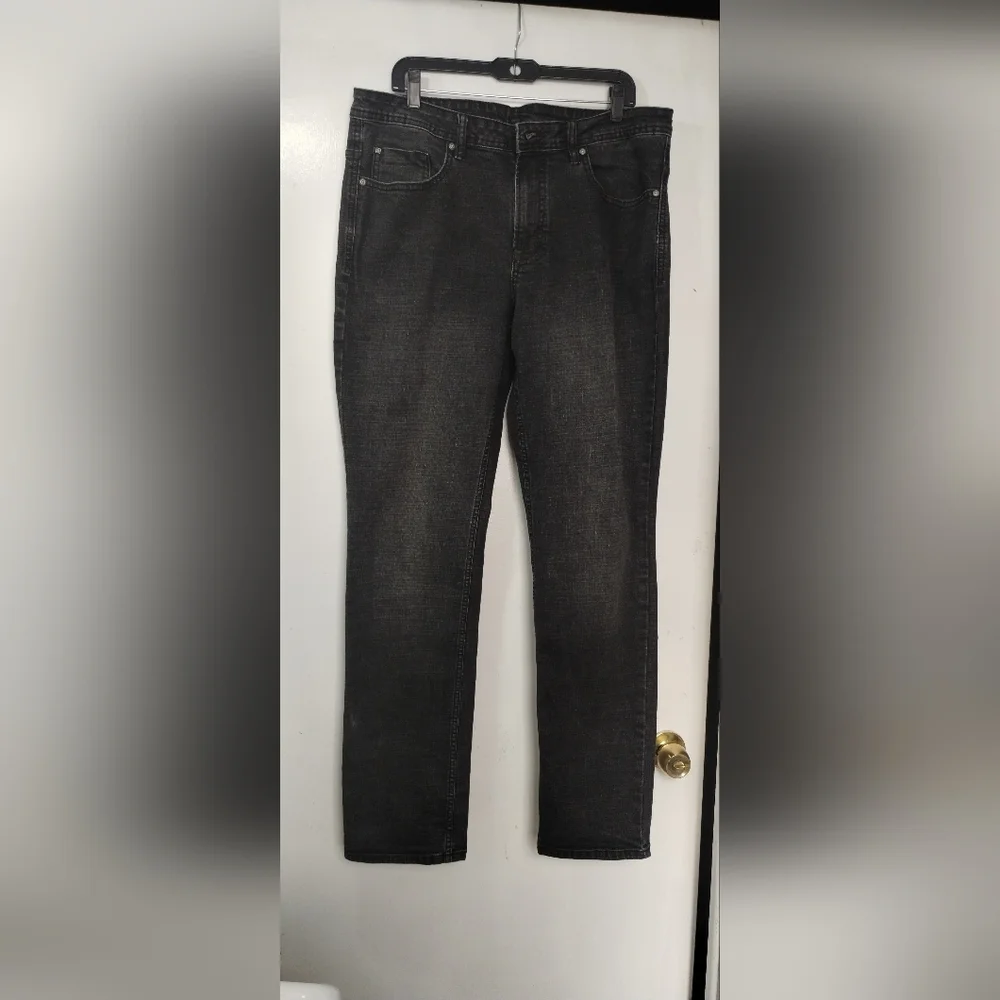 Buffalo David Bitton Jackson Men's Black Straight Jeans Size (36X34)
